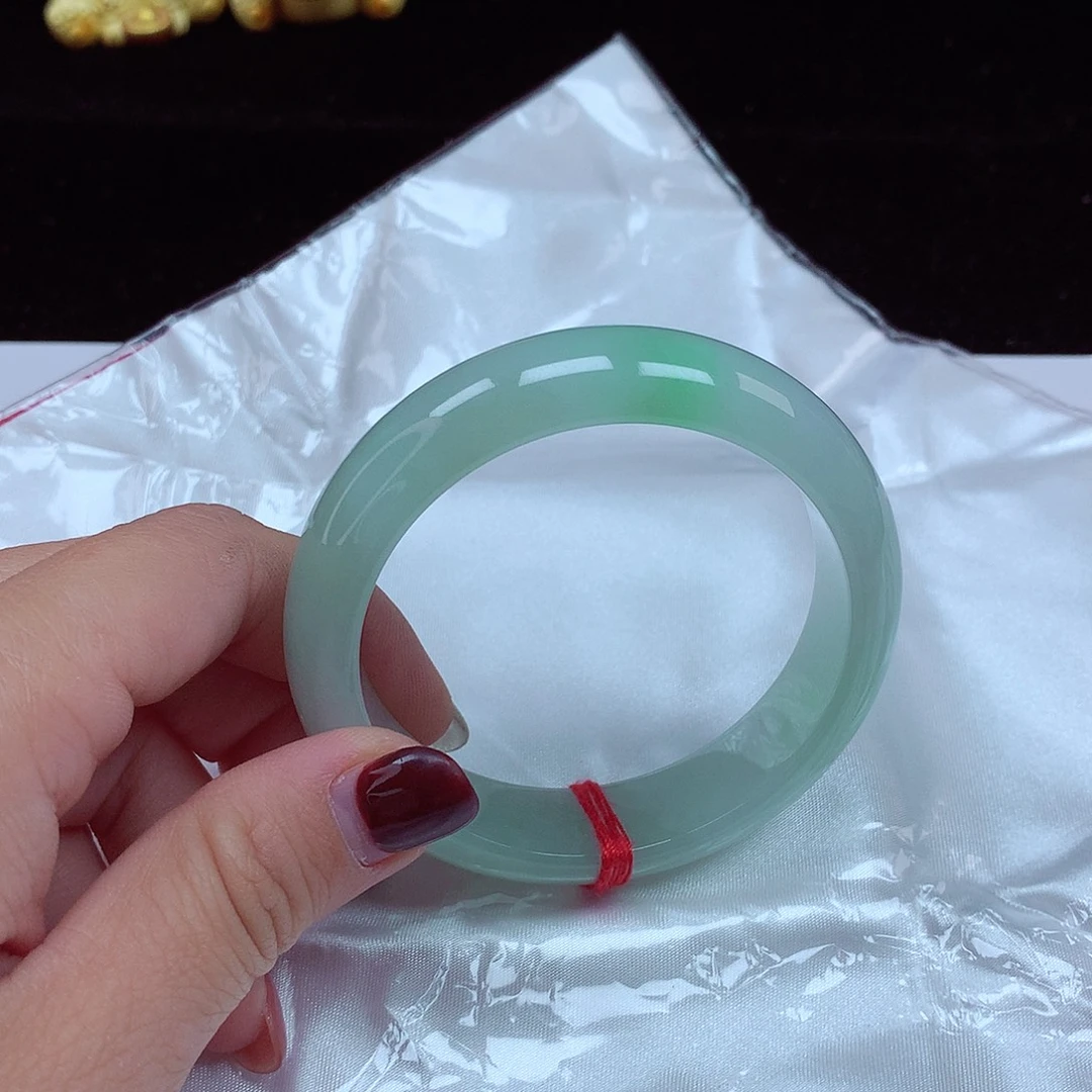 未镶嵌手镯翡翠圈口55