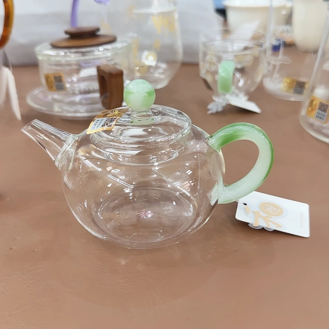 禾器简逸壶茶壶翠绿色
