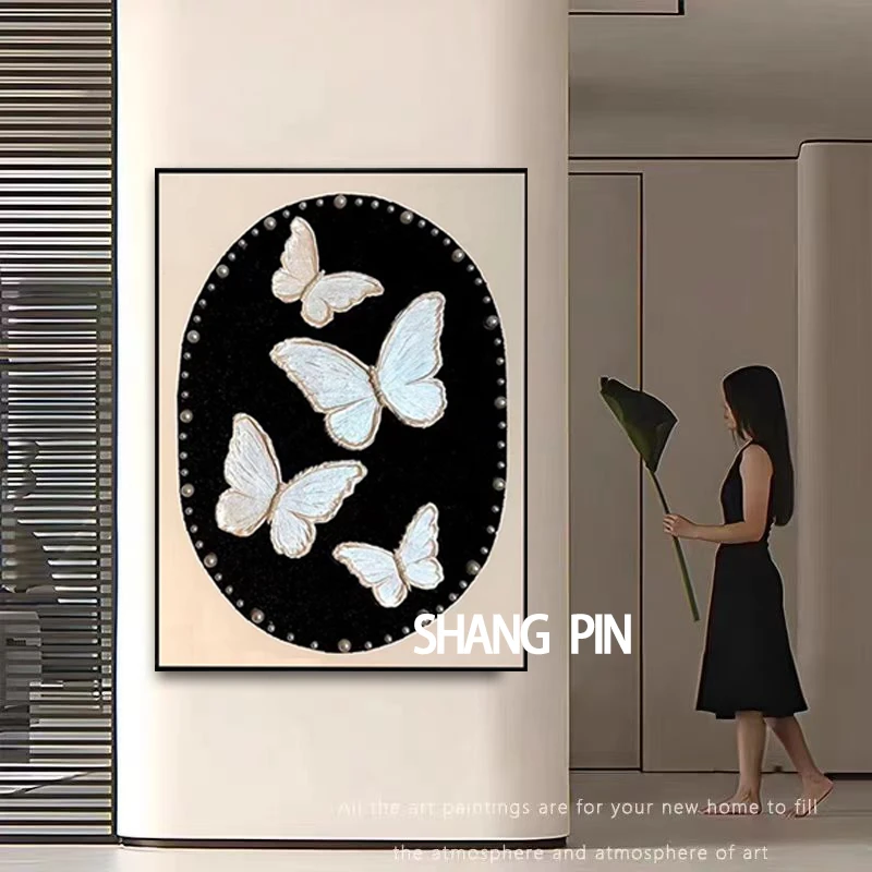 法式背景墙装饰画奶油风客厅装饰画小众客厅装饰画2025新款装饰画