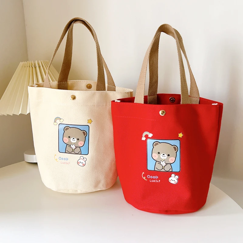 水桶手提式手提包简约风手提包上班族单肩便携休闲包妈咪包学生包