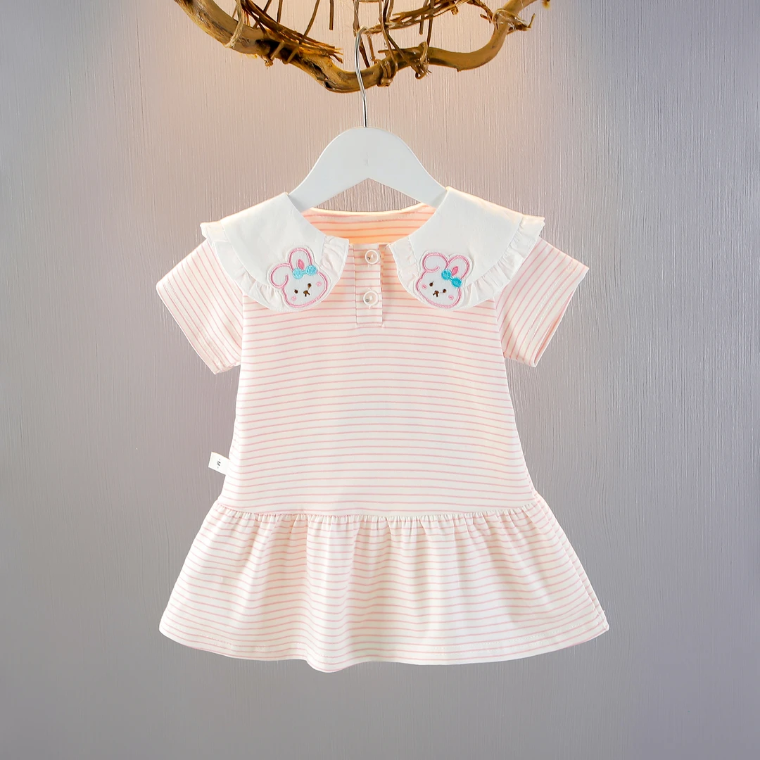 婴幼儿夏装女童夏季连衣裙宝宝短袖裙子儿童洋气童装2025新款小童