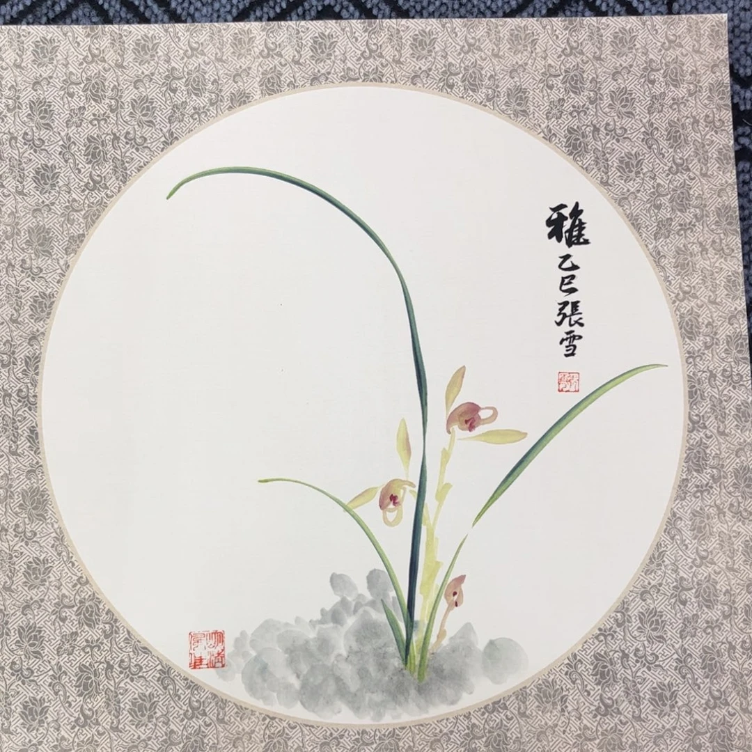 国画三尺斗方花鸟