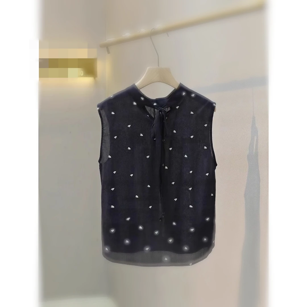 Y时尚休闲无袖女2025夏季新款宽松显瘦薄款背心潮上衣马甲