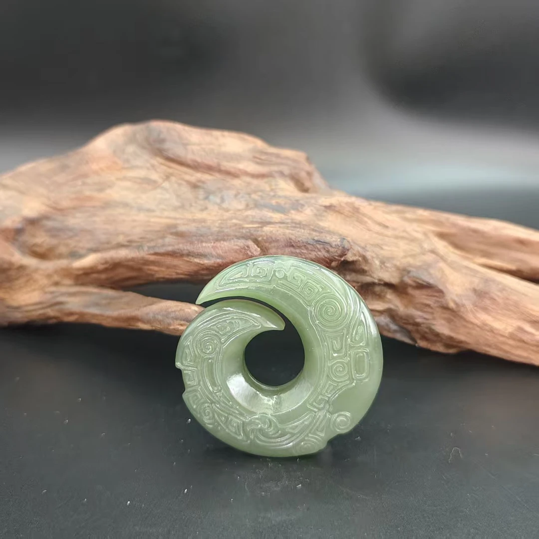 Z和田玉时来运转吊坠0274