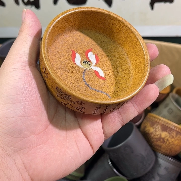 茶杯紫砂全手工紫砂主人杯