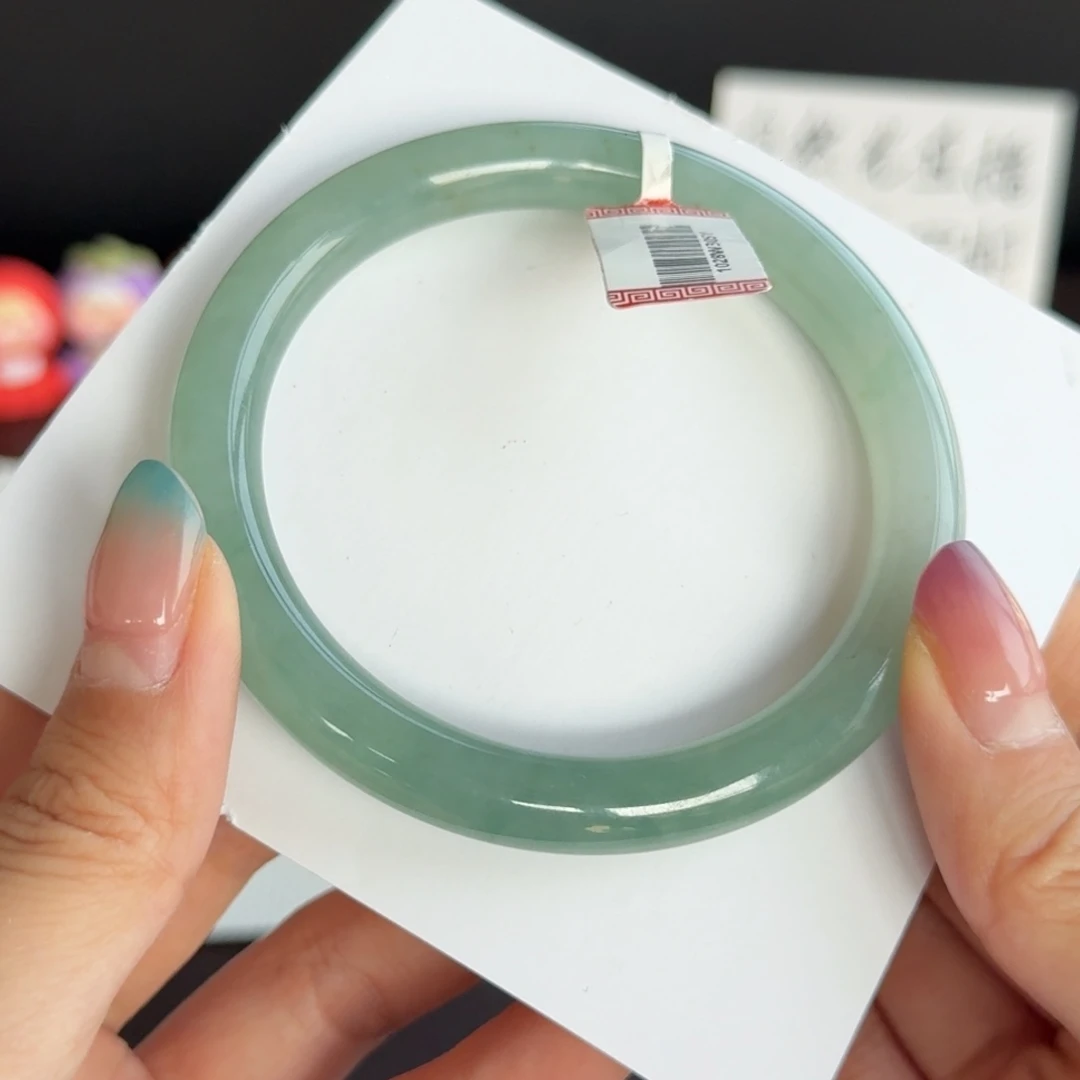 翡翠未镶嵌手镯34号 60.8