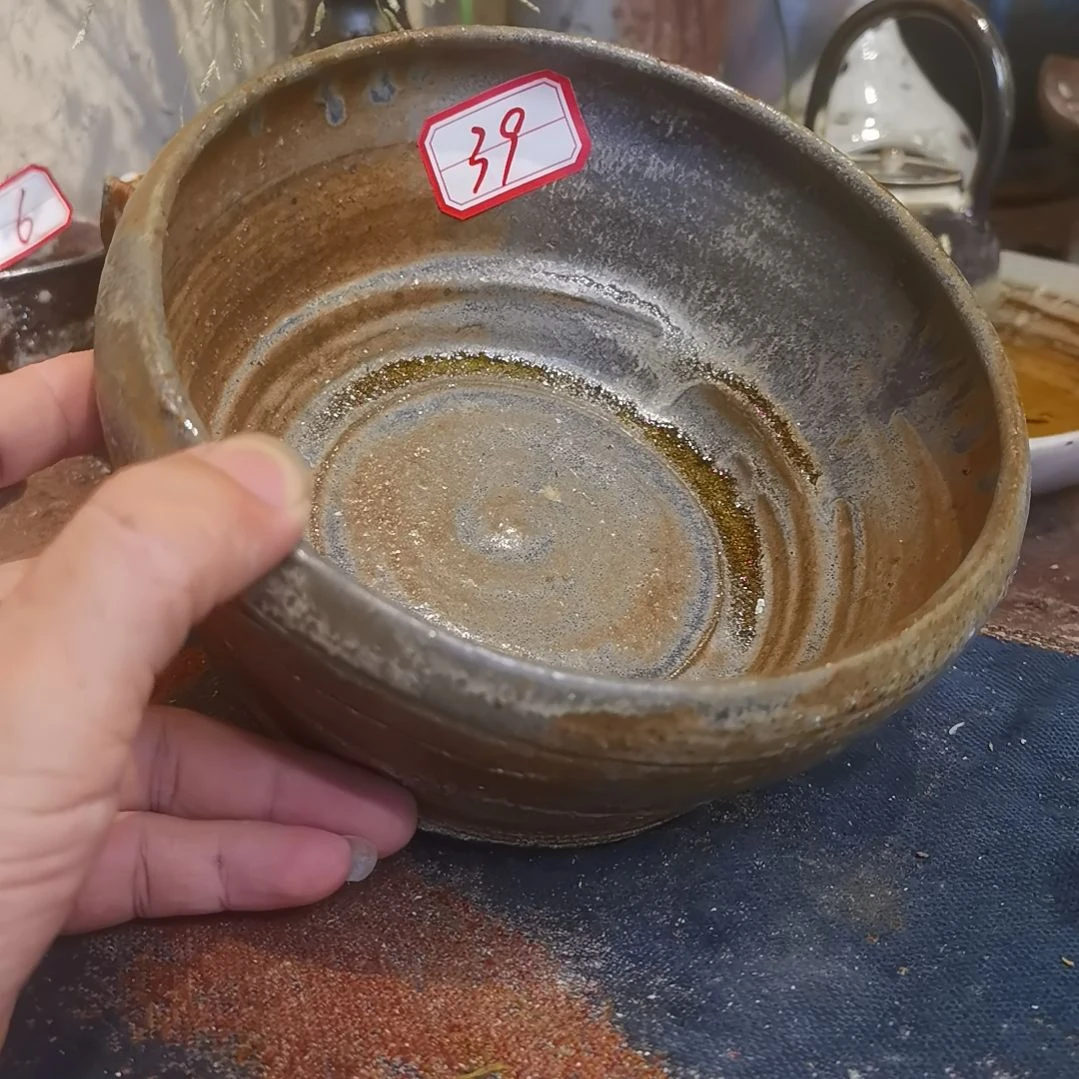 了***心摆件手工高温原矿窑变新品特价福利