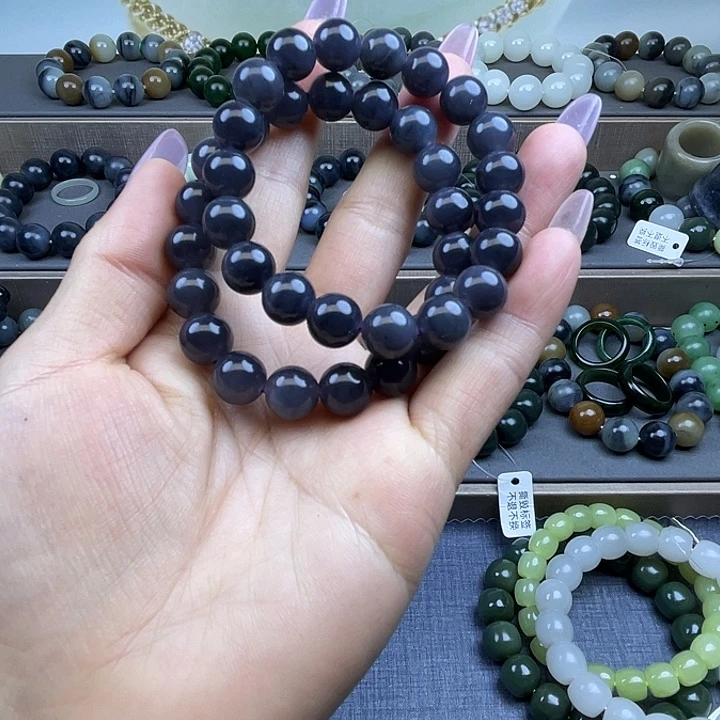 绿水晶珠宝半成品未镶嵌
