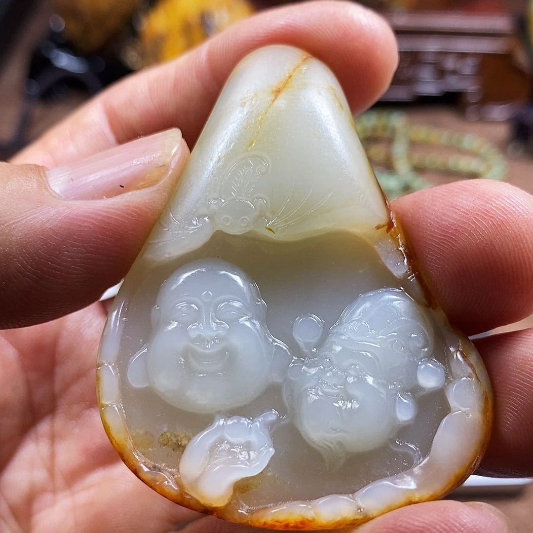 和田玉（黄玉）未镶嵌挂件