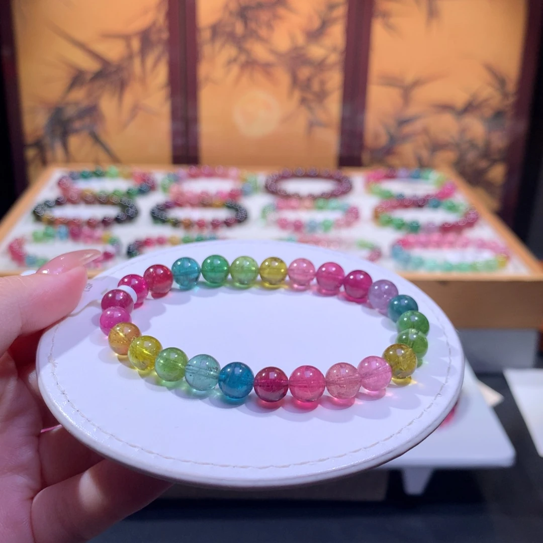 未镶嵌手链碧玺碧玺