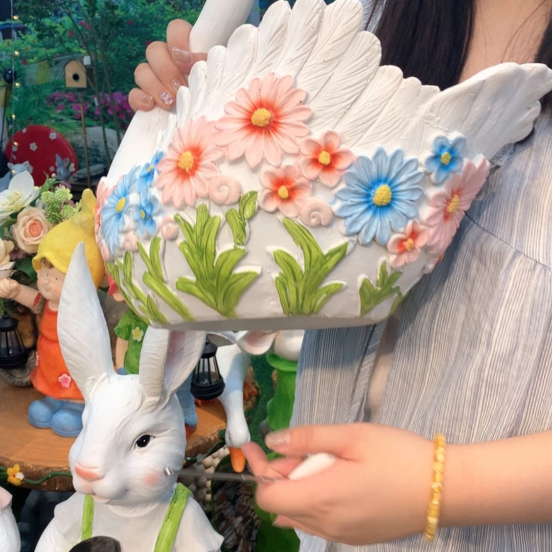 摆件花园花盆装饰摆件