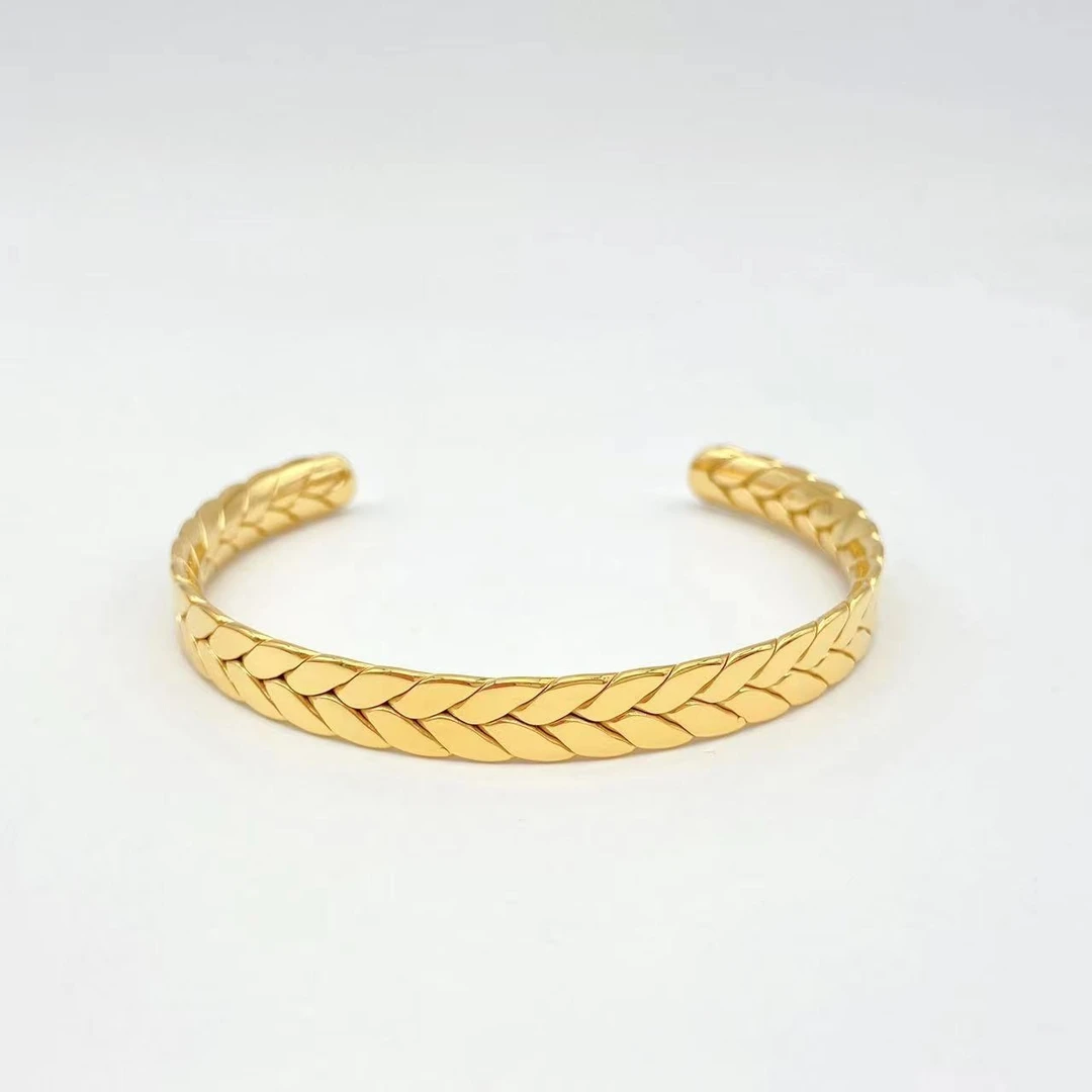 钛钢手镯 木木（ZF129）开口手镯