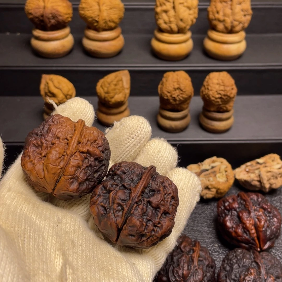 文玩核桃把件丁*F九五