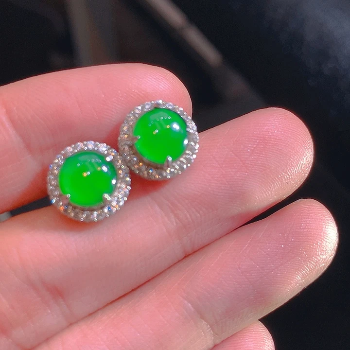 【闪购商品】翡翠颈饰银S925镶嵌翡翠