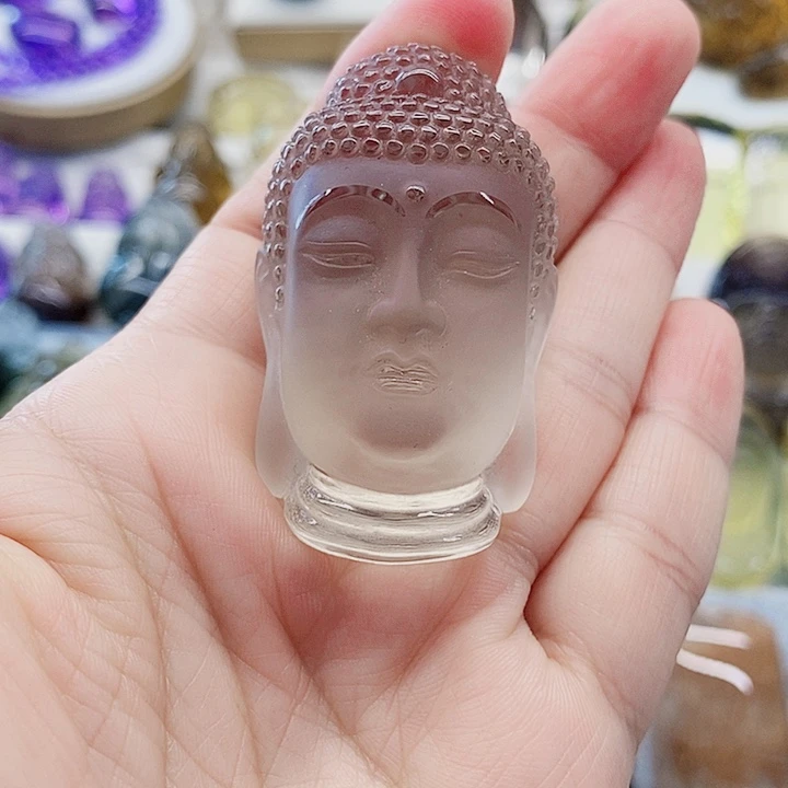 水晶颈饰未镶嵌佛头