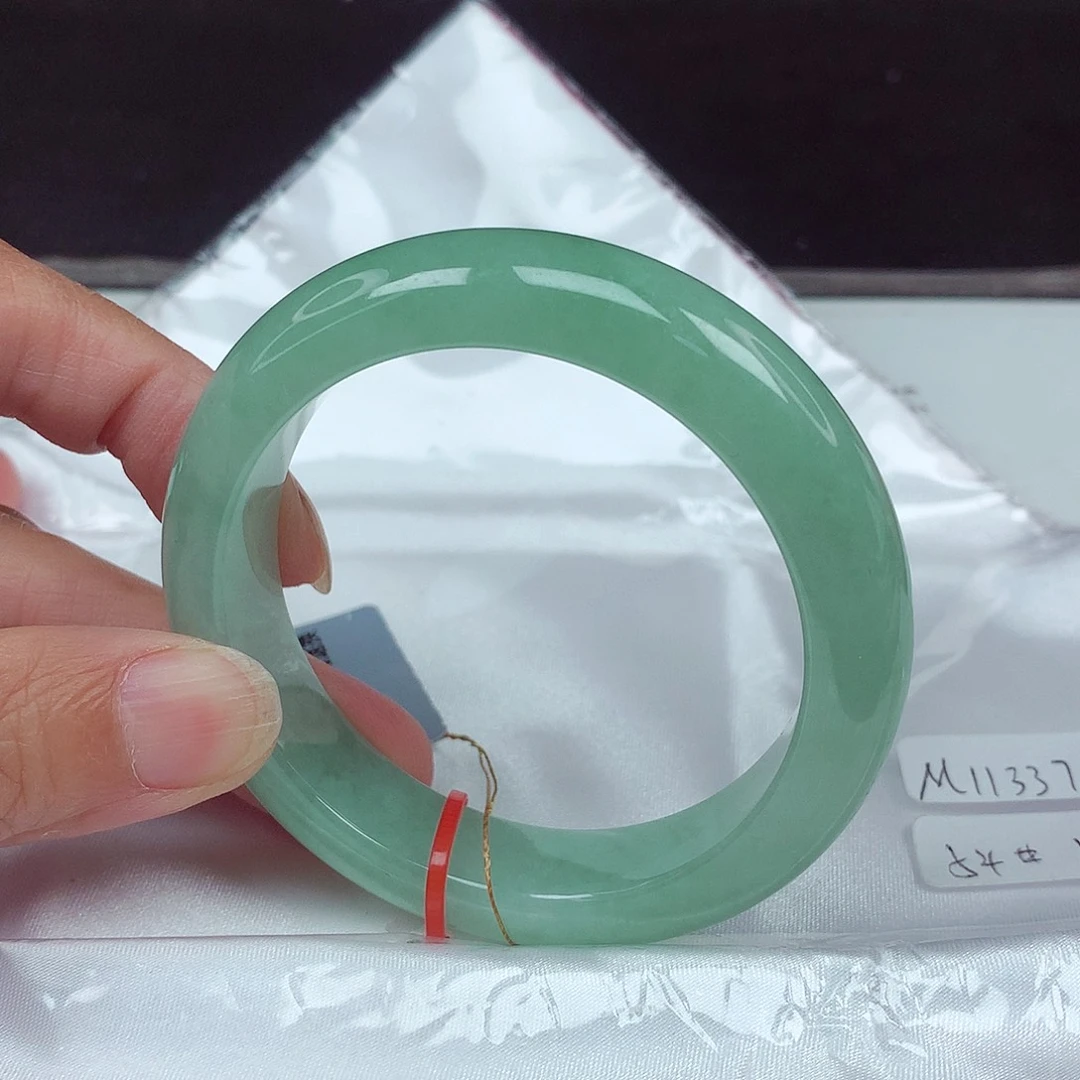 未镶嵌手镯翡翠54圈3378