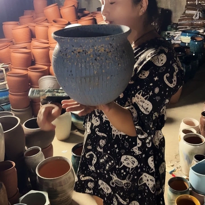 口20高20瑕疵一个盆子。