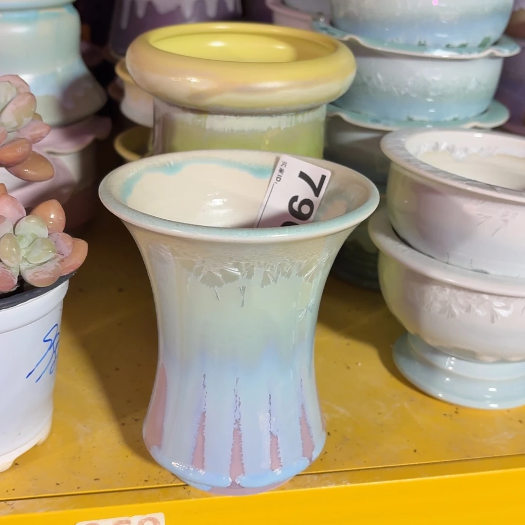 沐***遥景德镇多肉花盆790