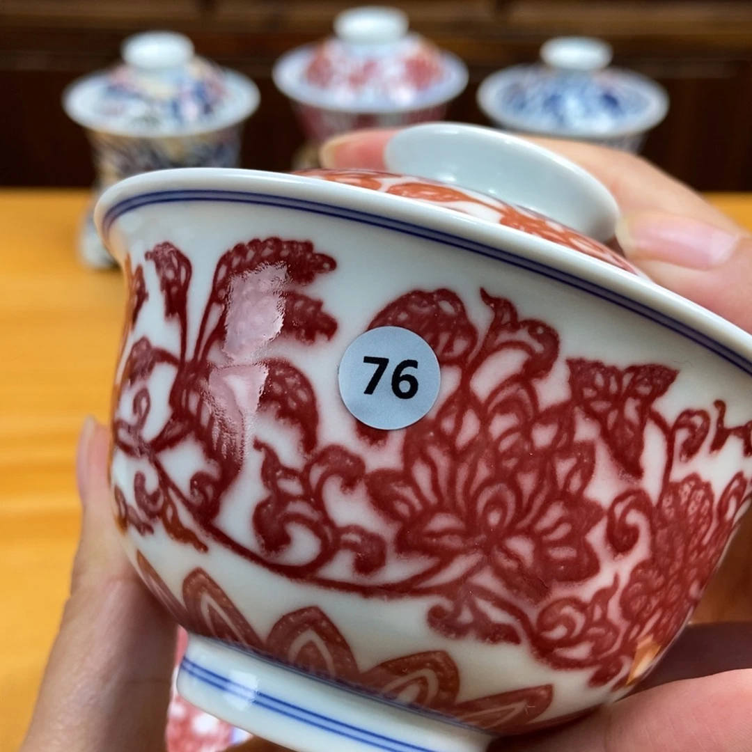 手绘现代茶具非古董