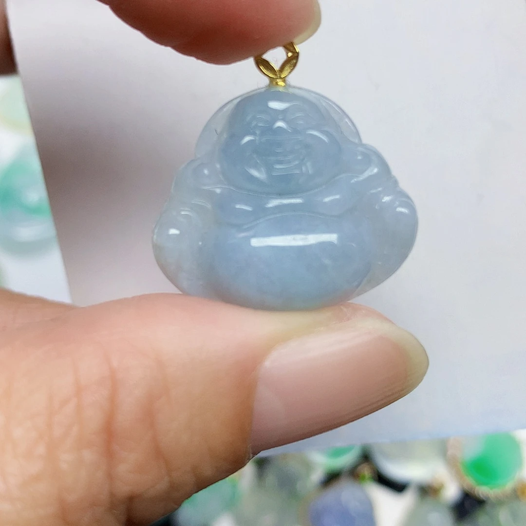 翡翠未镶嵌颈饰357788