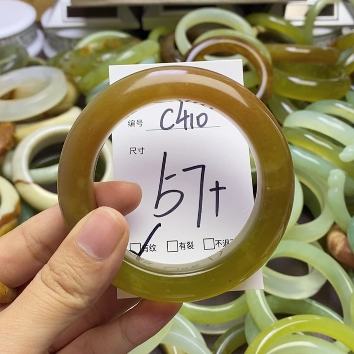 蛇纹石玉未镶嵌手镯可****8