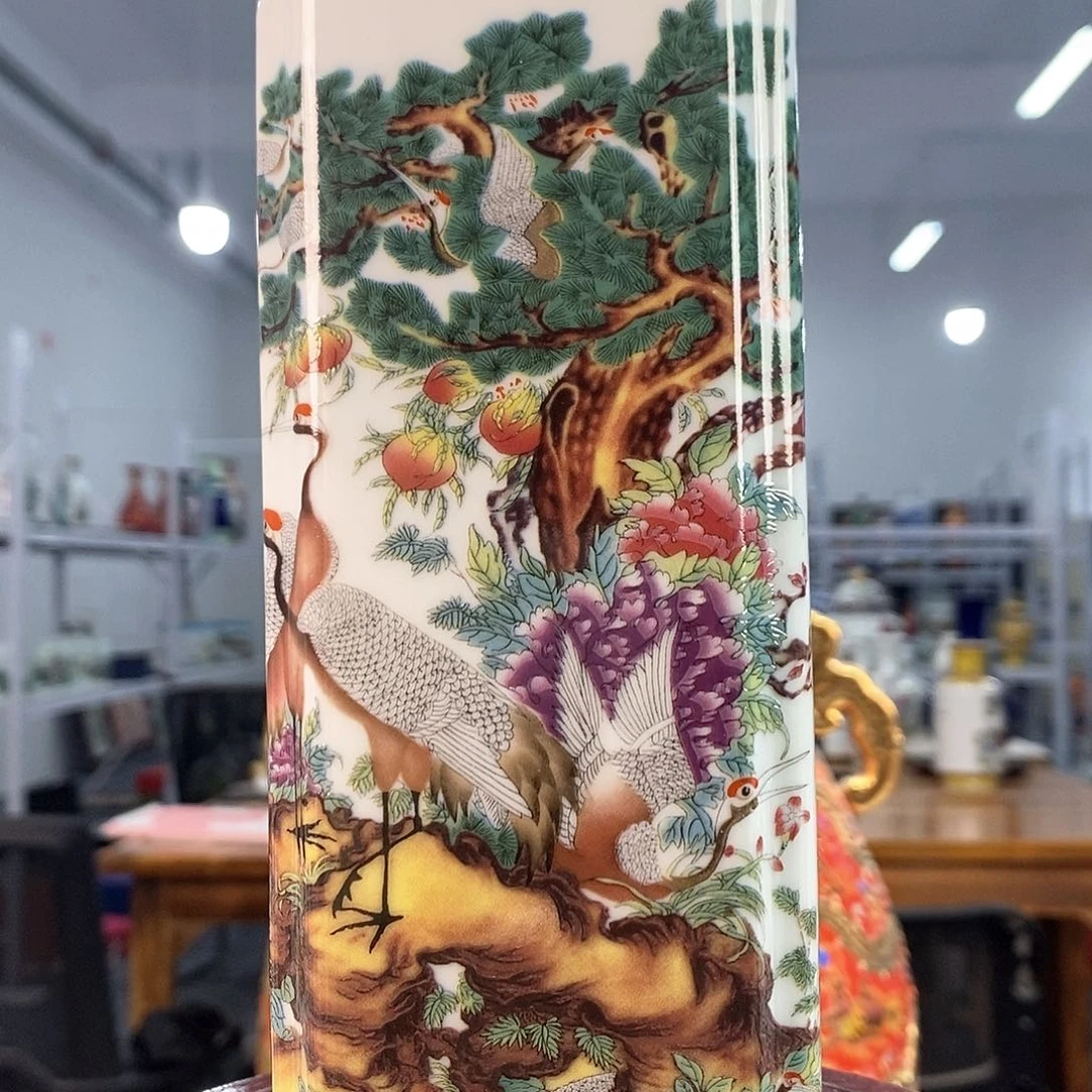 摆件景德镇陶瓷花瓶摆件