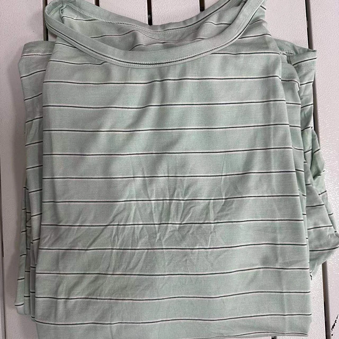 竹纤维男士家居服套装短袖短裤