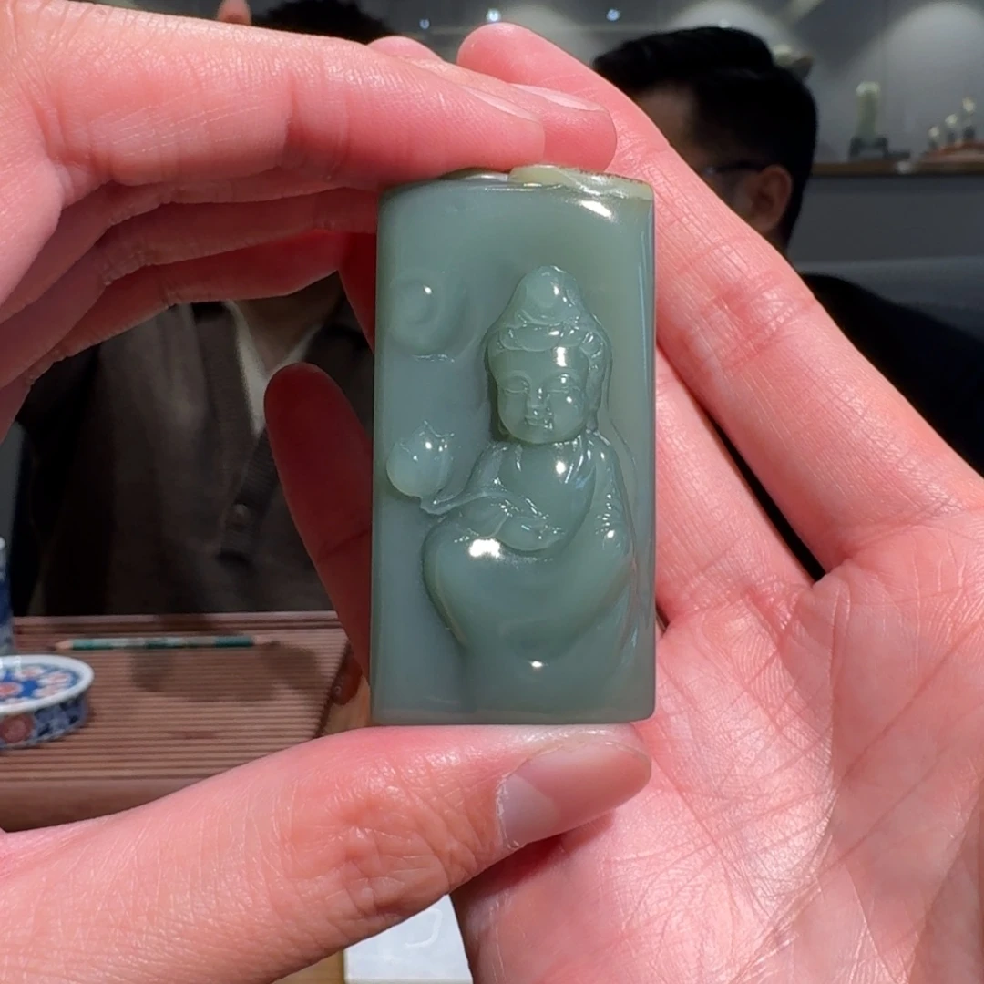 和田玉未镶嵌颈饰1219刘洋代购不退