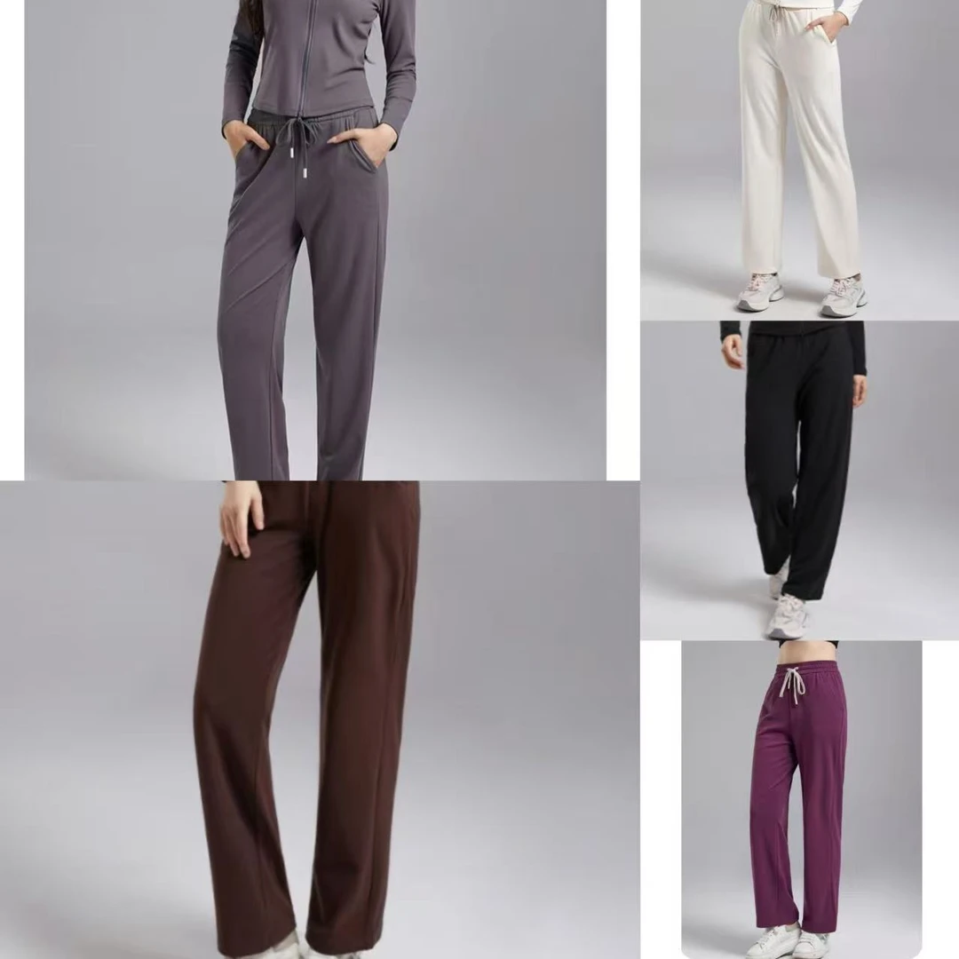 9012-（单裤子）糯米绒直筒裤（颜色任意单裤子）