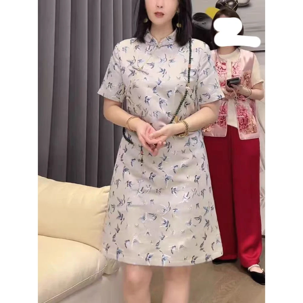 LYQ7 新款白色运动连衣裙时尚长裙微瑕g