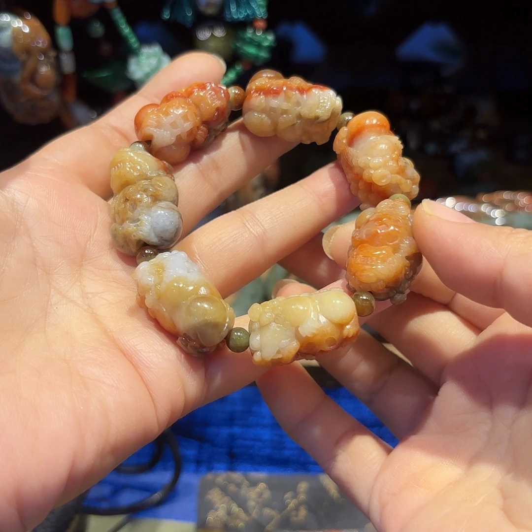 孤***T翡翠未镶嵌颈饰原创