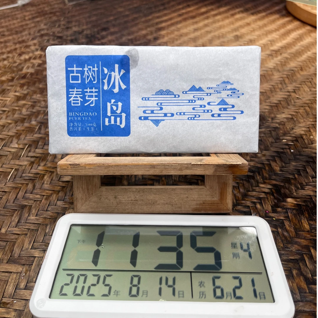 Y2222-2021年冰岛古树春芽生茶生茶100克 8月14