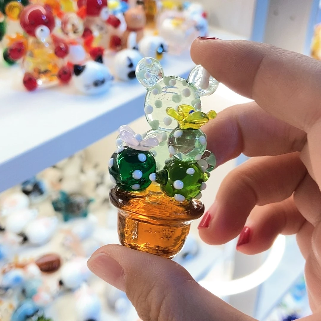 琉璃手工艺品仙人掌