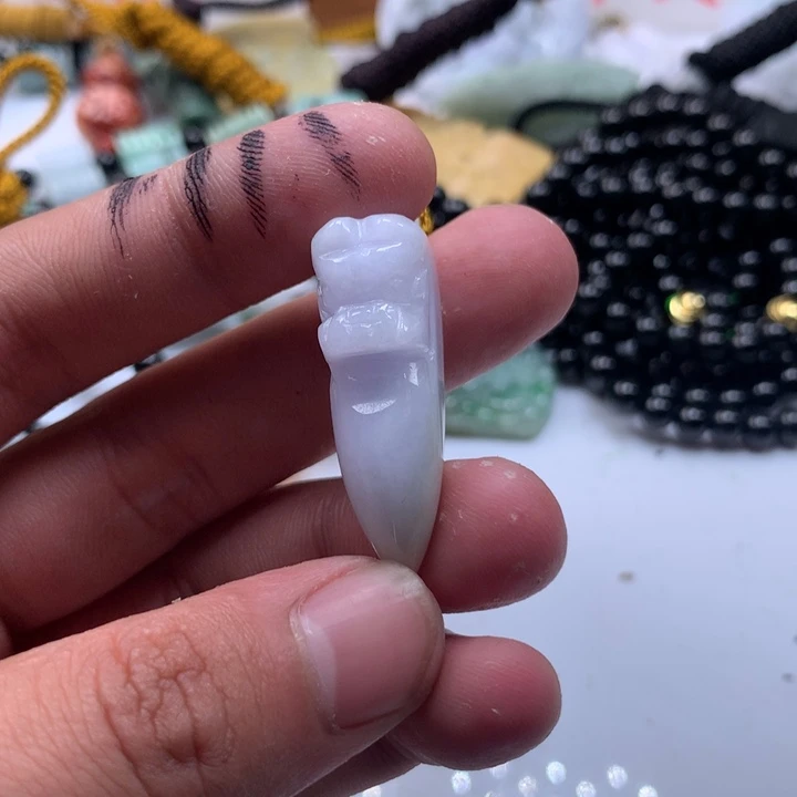 颈饰未镶嵌翡翠保真天然a货翡翠