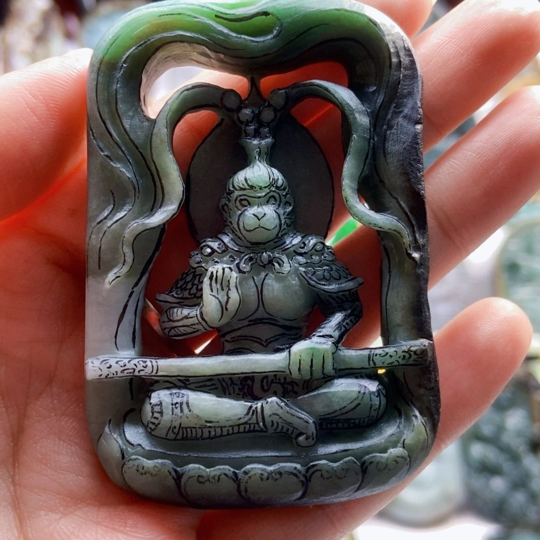 未镶嵌定制翡翠笑*翡翠定制料