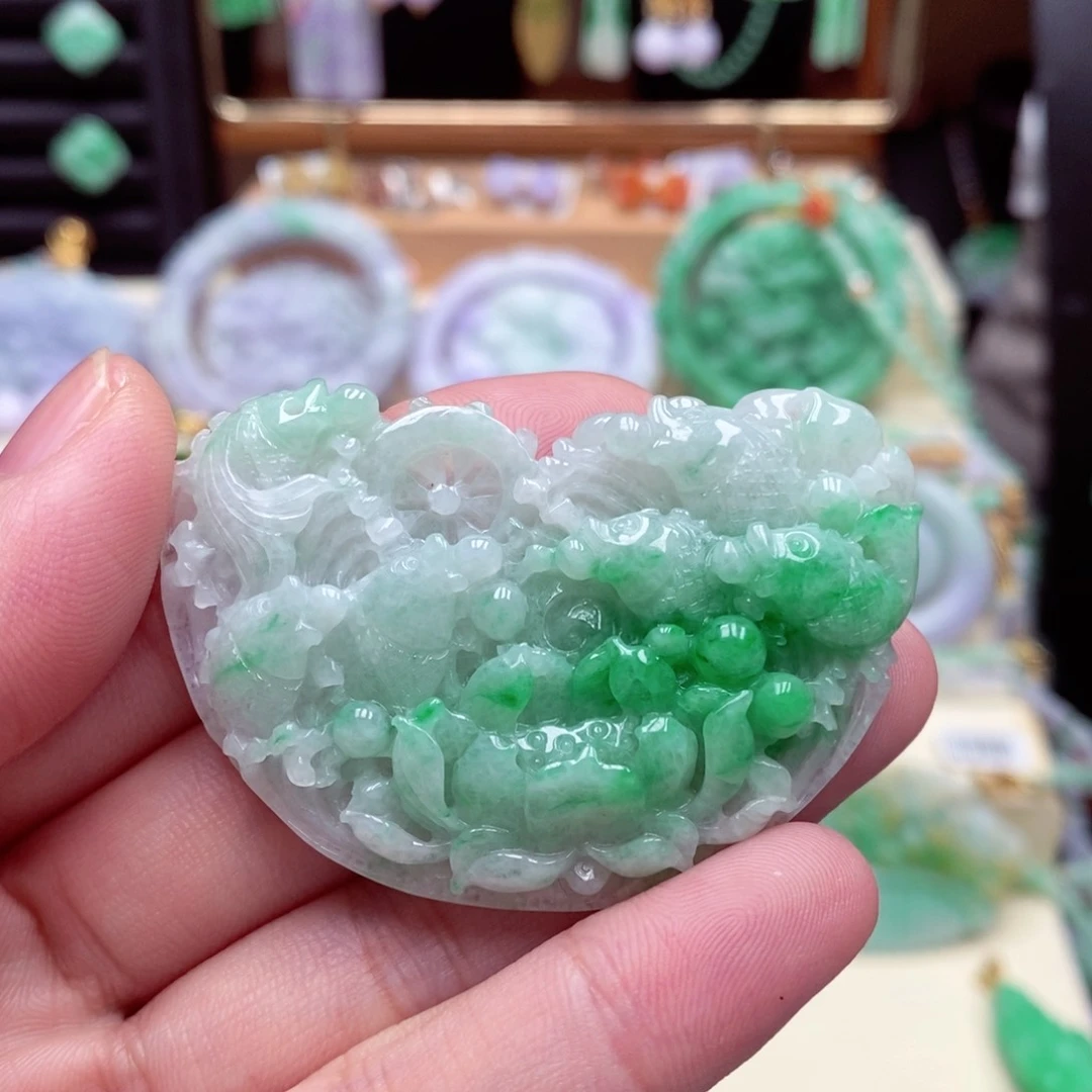 颈饰未镶嵌翡翠翡翠吊坠