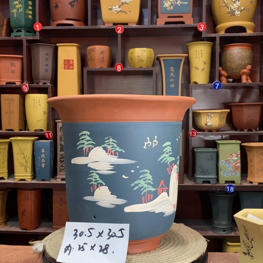 紫砂艺术紫砂花盆