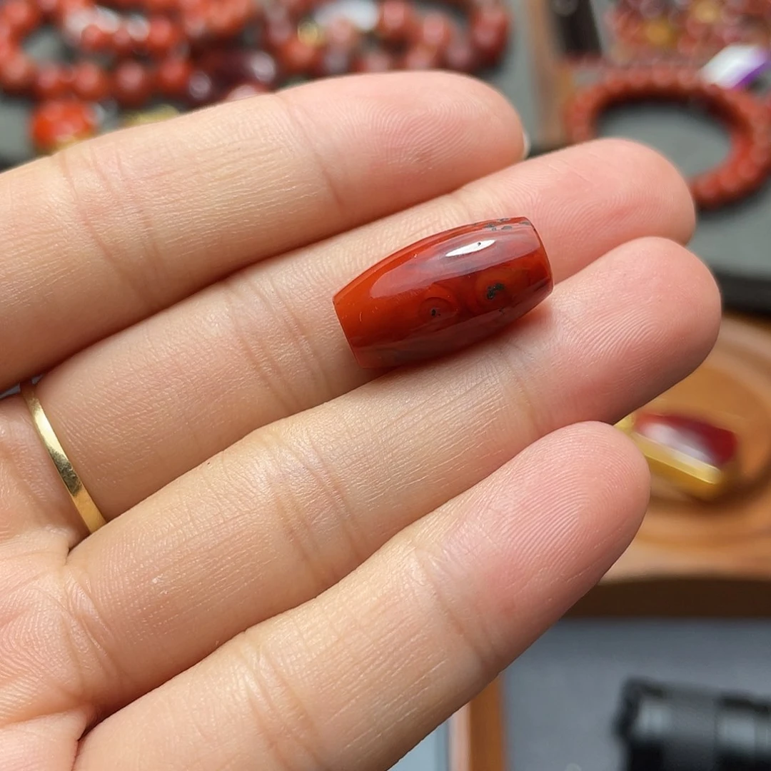 未镶嵌单珠南红玛瑙18