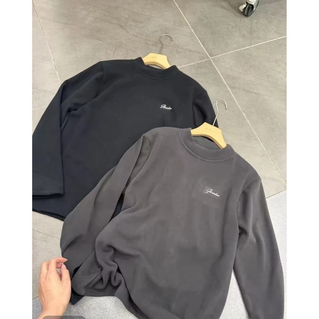 新款中高领男款德绒打底衫0922