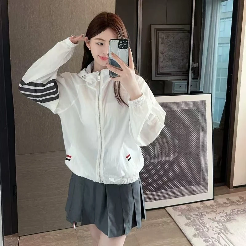 Millonthe【四杠防晒】25s春夏织带拼接防晒外套男女同款