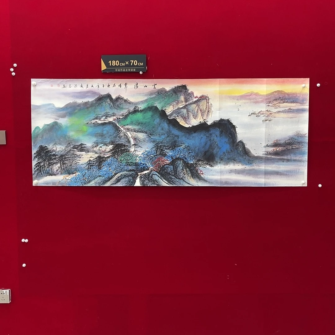 国画凌行志手绘作品