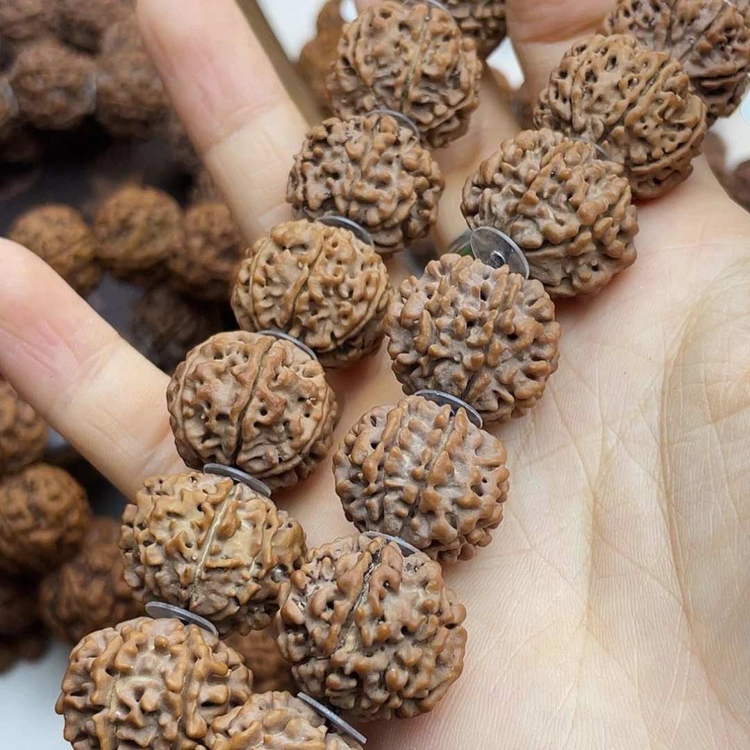 金刚菩提手串7瓣20龙脊鱼骨纹