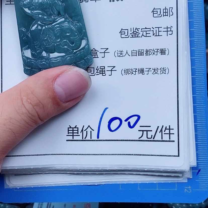 【闪购商品】翡翠未镶嵌颈饰p x