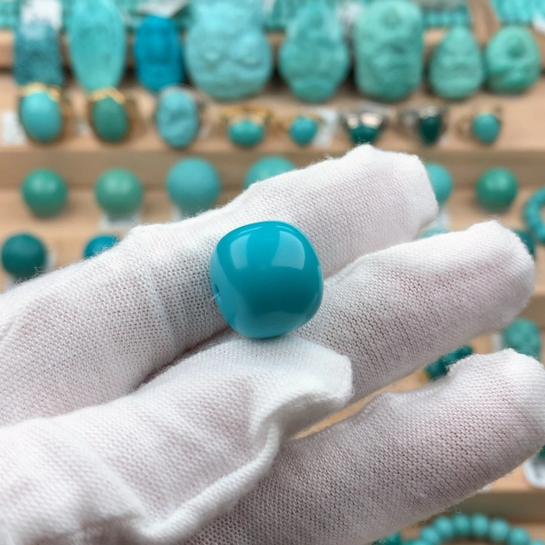 绿松石配饰未镶嵌15.4-14.0