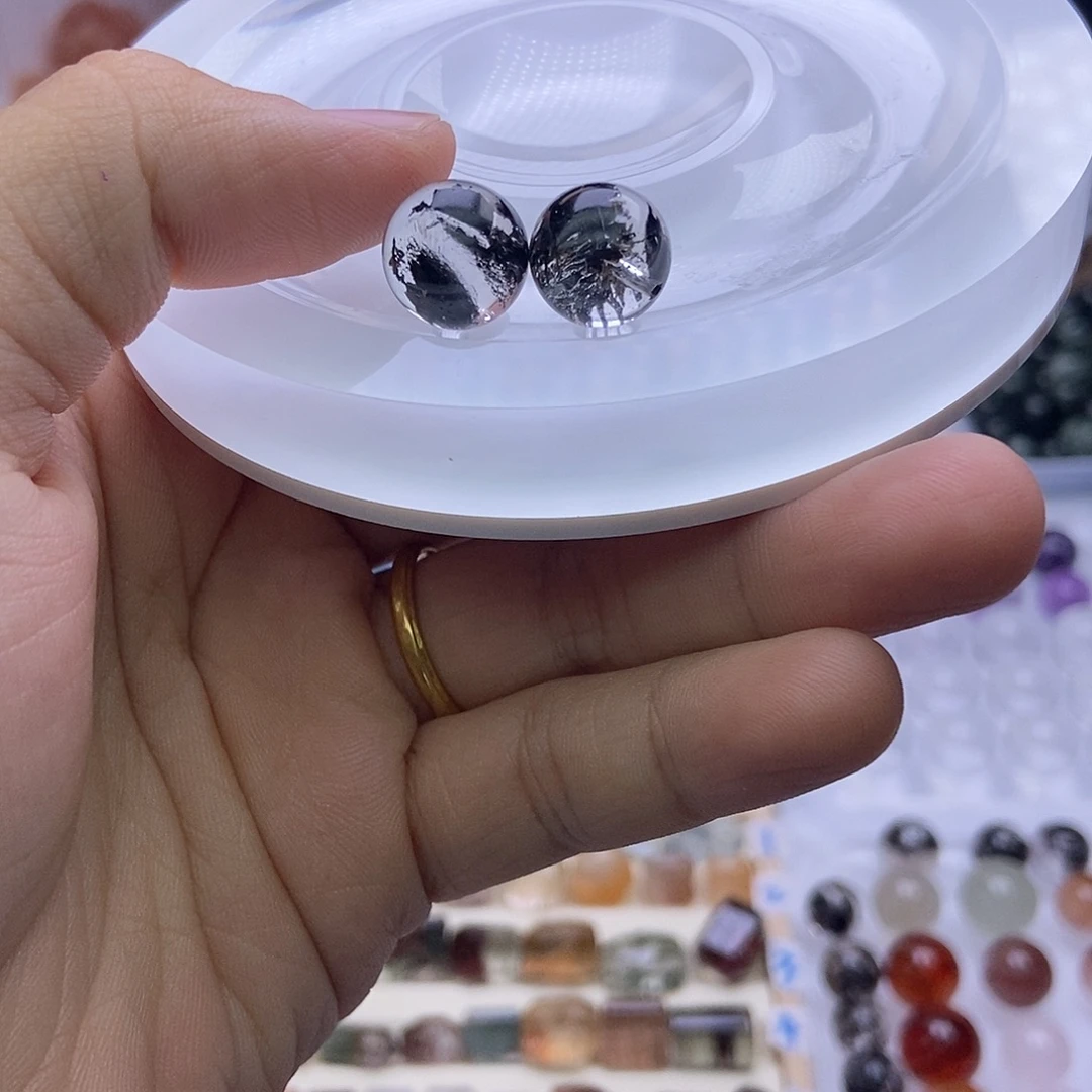 几***页银S925镶嵌手链水晶定制打孔不退换