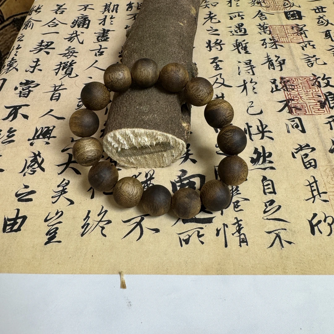 沉香沉香绿奇楠15mm单圈14克➕