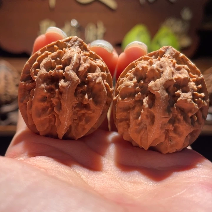 文玩核桃吊坠金钱龙珠24