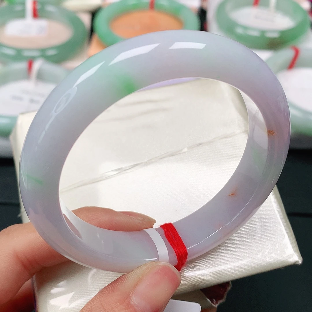 翡翠手镯未镶嵌天然翡翠手镯54