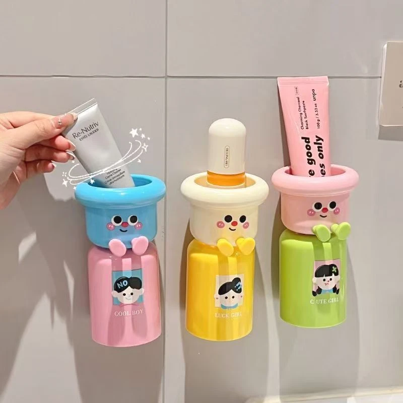 高颜值多巴胺漱口杯牙刷杯儿童牙杯洗漱杯牙缸刷牙杯牙刷置物架
