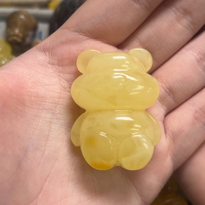 琥珀颈饰未镶嵌天然蜜蜡配件